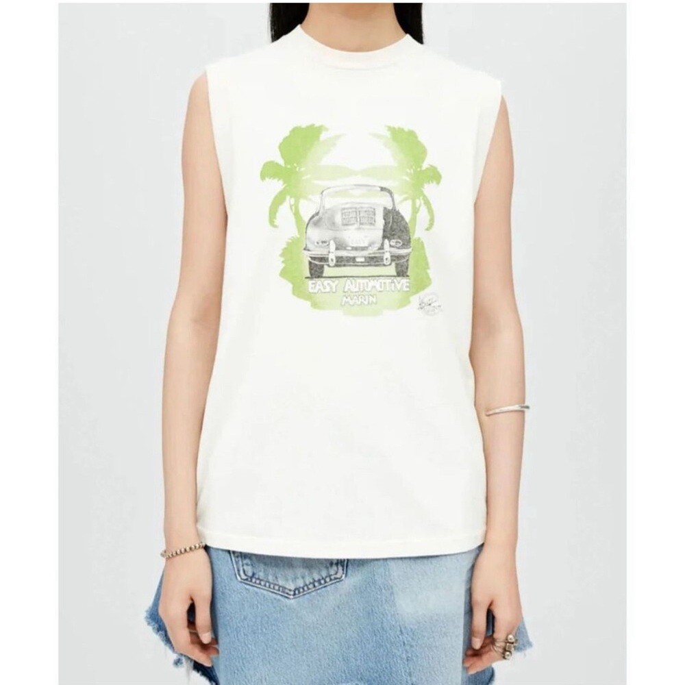 Re/Done Oversized Muscle Tank Stanley Mouse Easy Automotive Tank